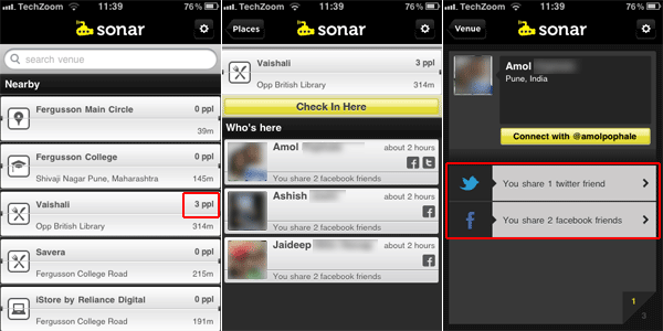 Uncover social connections locally with people nearby via Sonar app Uncover social connections locally with people nearby via Sonar app
