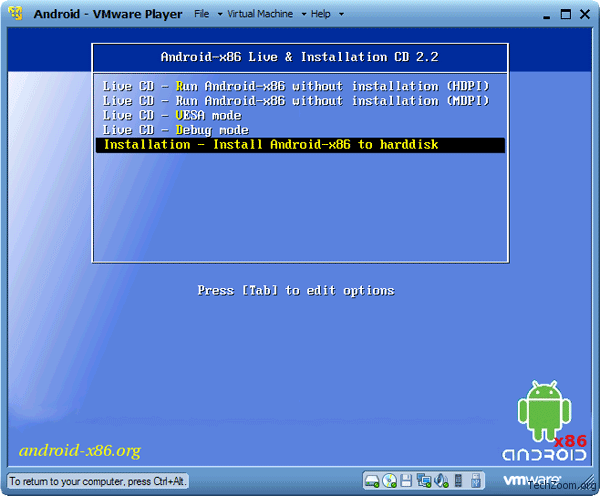 android-pc-03 How To Run ANDROID on PC with LiveCD without Buying a Phone or Messing Up with PC Files