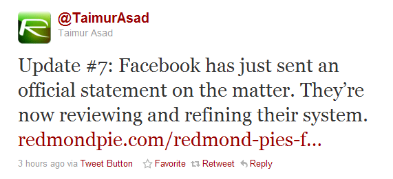 fb-redmondpie Latest: Facebook Letting The Right One In