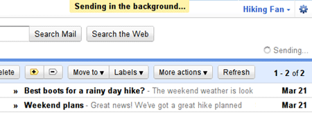 New Gmail Feature: Send Emails in Background New Gmail Feature: Send Emails in Background