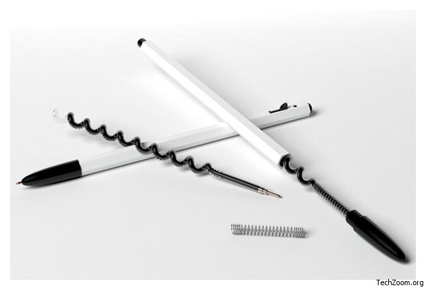 New Design: Spiral Ink Refill Makes All The Sense 
