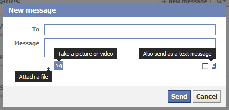 Facebook: New Message System with Chat History, Text Messaging and Facebook E-mail 