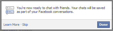 Facebook: New Message System with Chat History, Text Messaging and Facebook E-mail 