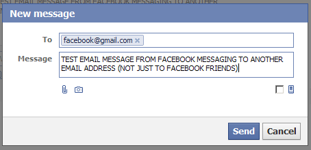 Facebook: New Message System with Chat History, Text Messaging and Facebook E-mail 