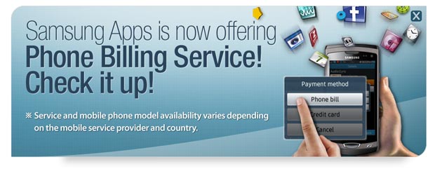 Samsung: Buy Apps Via Phone Bill Or Prepaid Balance Without Credit Card 