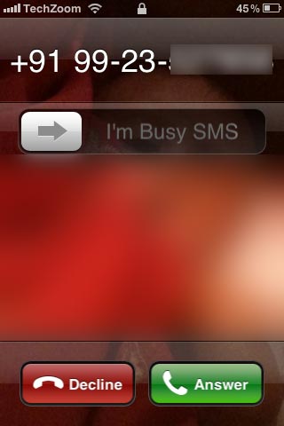 iPhone Tweak: Reject / Decline Calls via I am Busy SMS iPhone Tweak: Reject / Decline Calls via I am Busy SMS