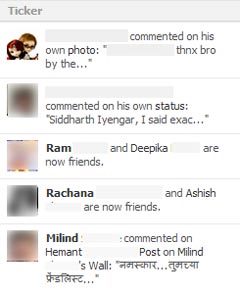 Facebook: New Ticker makes it better! Facebook: New Ticker makes it better!