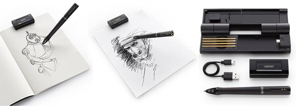 Wacom Inkling: Sketching on Paper creates Digital Images