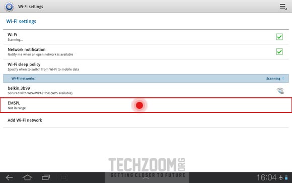 How To Change WiFi Settings On Samsung Galaxy Tab GT-P7500 How To Change WiFi Settings On Samsung Galaxy Tab GT-P7500