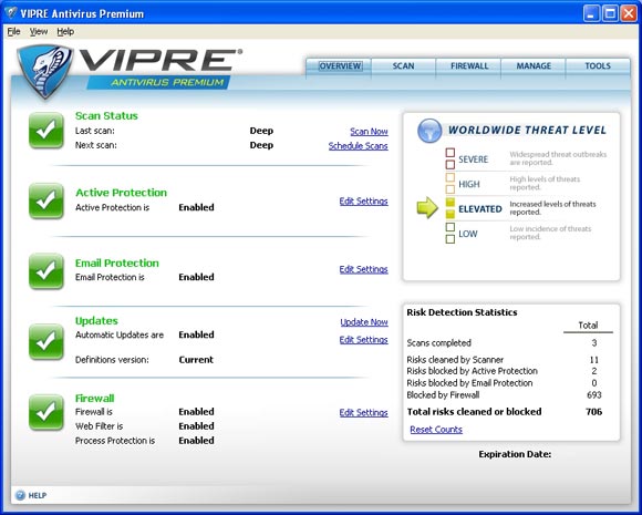 VIPRE: High Performance Antivirus! Yes, It Delivers. Try it & Decide