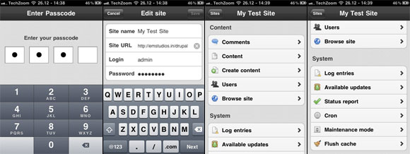 Administer Your Drupal Website from iPhone, iPod touch and iPad