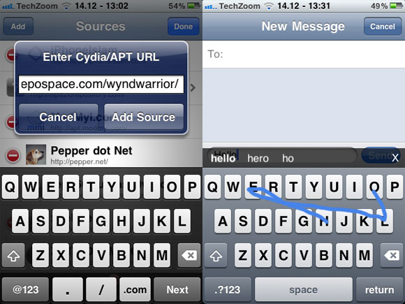 iSwipe: Tweak to Get Swype on iPhone, iPod and iPad iSwipe: Tweak to Get Swype on iPhone, iPod and iPad