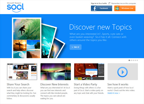 Microsoft's So.cl Social Network Gets a Silent Forward Push Microsoft's So.cl Social Network Gets a Silent Forward Push