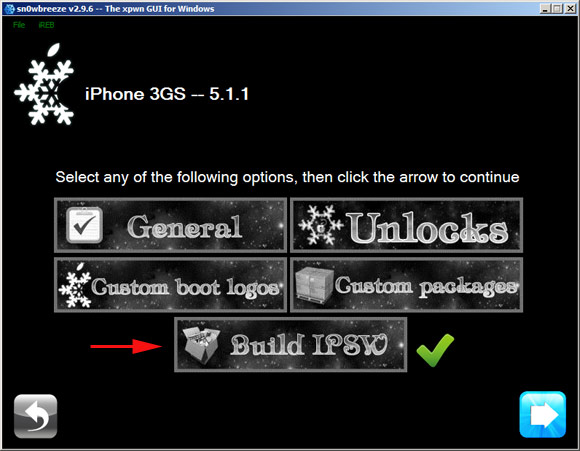 build custom IPSW using sn0wbreeze build custom IPSW using sn0wbreeze