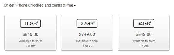 Factory Unlocked iPhone 5 now available in US Apple Store