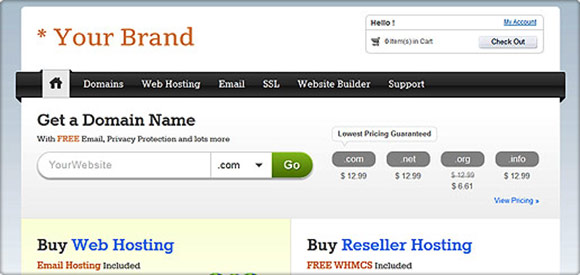 Start your own Web Hosting business with a branded ‘Reseller’ account