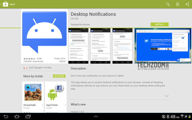 Install Desktop Notifications for Android