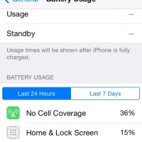 Battery usage improvements