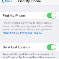 Find My iPhone - Last Location details