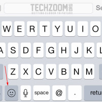 iOS 8 - Emoji Smiley Button on keyboard