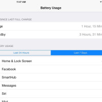 Per app battery usage