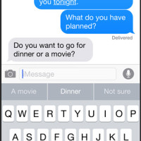 Predict text based on screen