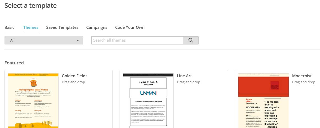 MailChimp - Usability