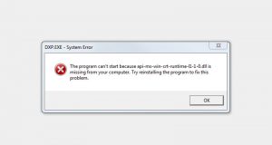 Api-ms-win-crt-runtime-l1-1-0.dll Is Missing! What Shall I Do? Api-ms-win-crt-runtime-l1-1-0.dll Is Missing! What Shall I Do?