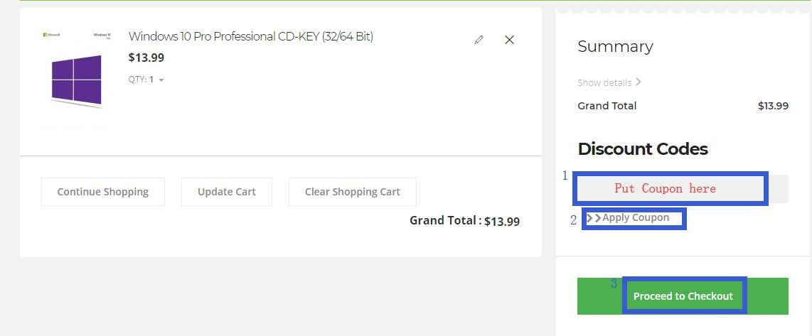 Simply enter the discount code in the shopping cart to save more!