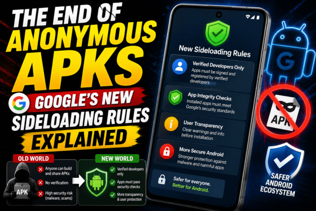 Android Sideloading Changes 2026 Android Sideloading Changes 2026