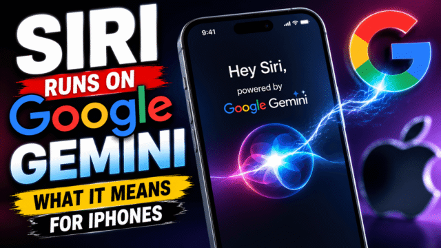 Siri Runs on Google Gemini Now Siri Runs on Google Gemini Now