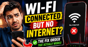 Wi-Fi Connected but No Internet? The Fix Order That Works Wi-Fi Connected but No Internet