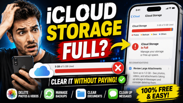 iCloud Storage Full? How to Actually Clear It Without Paying iCloud Storage Full? How to Actually Clear It Without Paying