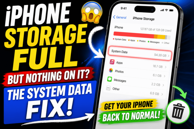 iPhone Storage Full but Nothing on It iPhone Storage Full but Nothing on It