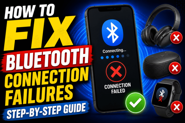 How to Fix Bluetooth Connection Failures