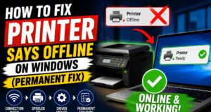 How to Fix Printer Says Offline on Windows (Permanent Fix) How to Fix Printer Says Offline on Windows