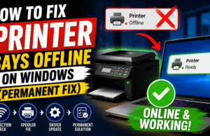 How to Fix Printer Says Offline on Windows (Permanent Fix) How to Fix Printer Says Offline on Windows