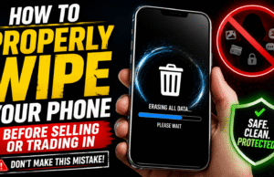 Selling Your Phone? How to Wipe It Properly Before Trade-In How to Wipe It Properly Before Trade-In