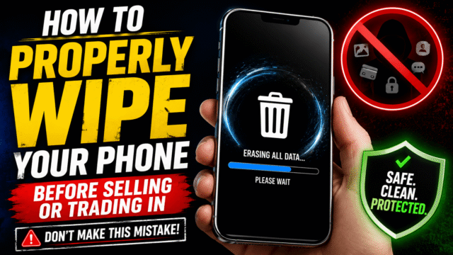 How to Wipe It Properly Before Trade-In
