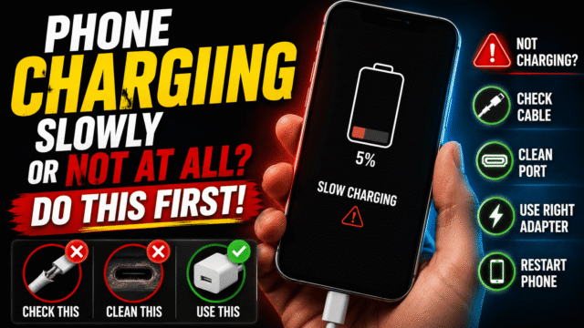 Phone Charging Slowly or Not at All Phone Charging Slowly or Not at All