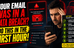 Your Email Was in a Data Breach: What to Do in the First Hour Your Email Was in a Data Breach: What to Do in the First Hour