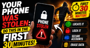 Your Phone Was Stolen: The First 30 Minutes That Matter Your Phone Was Stolen: The First 30 Minutes That Matter