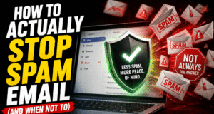 How to Actually Stop Spam Email (and When Not To) How to Actually Stop Spam Email