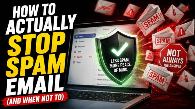 How to Actually Stop Spam Email How to Actually Stop Spam Email