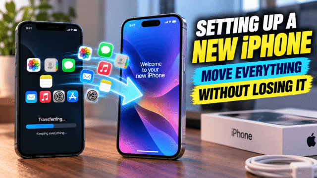 Setting Up a New iPhone: Move Everything Without Losing It Setting Up a New iPhone: Move Everything Without Losing It
