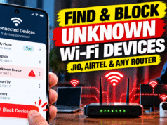 How to Find & Block Unknown Wi-Fi Devices on Your Phone (Jio, Airtel & Any Router) How to Find & Block Unknown Wi-Fi Devices on Your Phone (Jio, Airtel & Any Router)