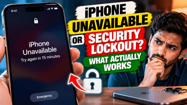 iPhone Unavailable or Security Lockout