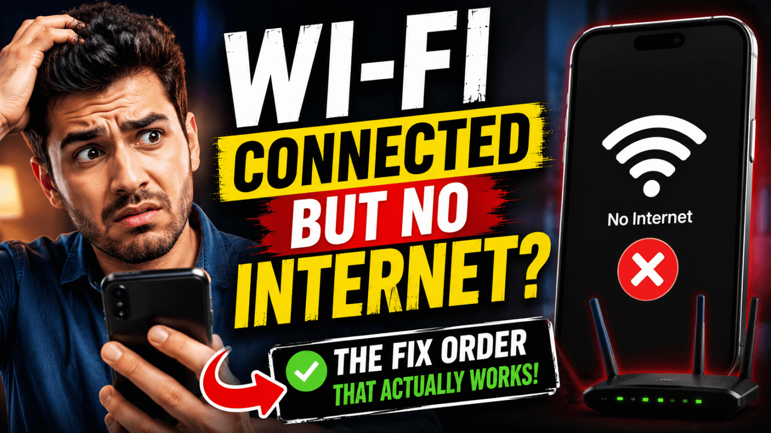 Wi Fi Connected But No Internet The Fix Order That Works TechZoom Wi Fi Connected But No Internet The Fix Order That Works TechZoom
